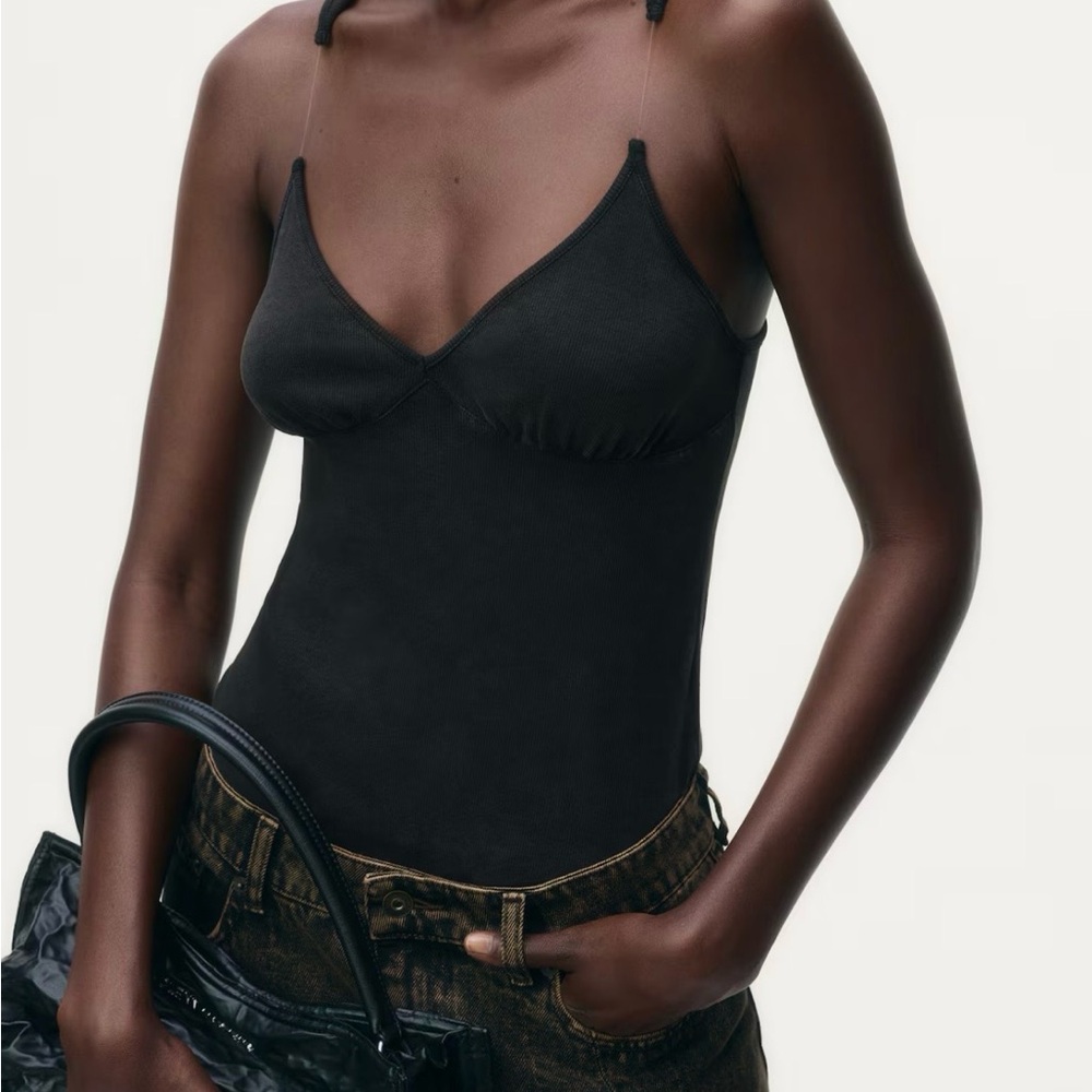Glenn Martens x H&M wire strap Ribbed Tank Top (Y/Project)